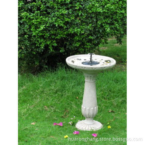 birdbath solar fountain